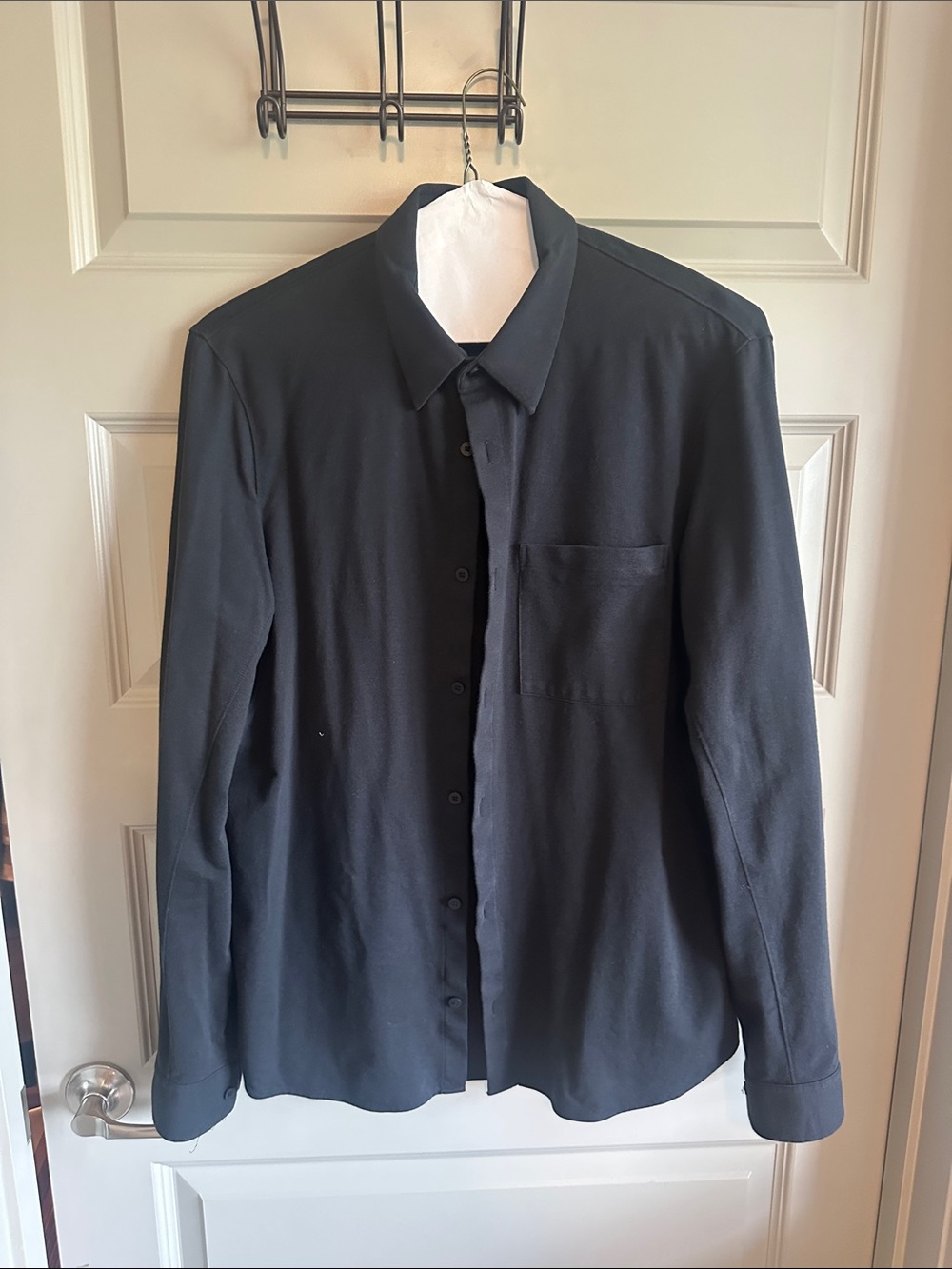 Lululemon Classic Black Button-Up Shirt